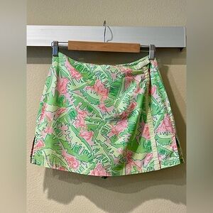 VTG Y2K Lilly Pulitzer Musical Monkeys Skort